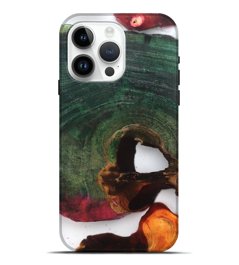 iPhone 15 Pro Max Wood Live Edge Phone Case - Joaquin (Clear, 819230)