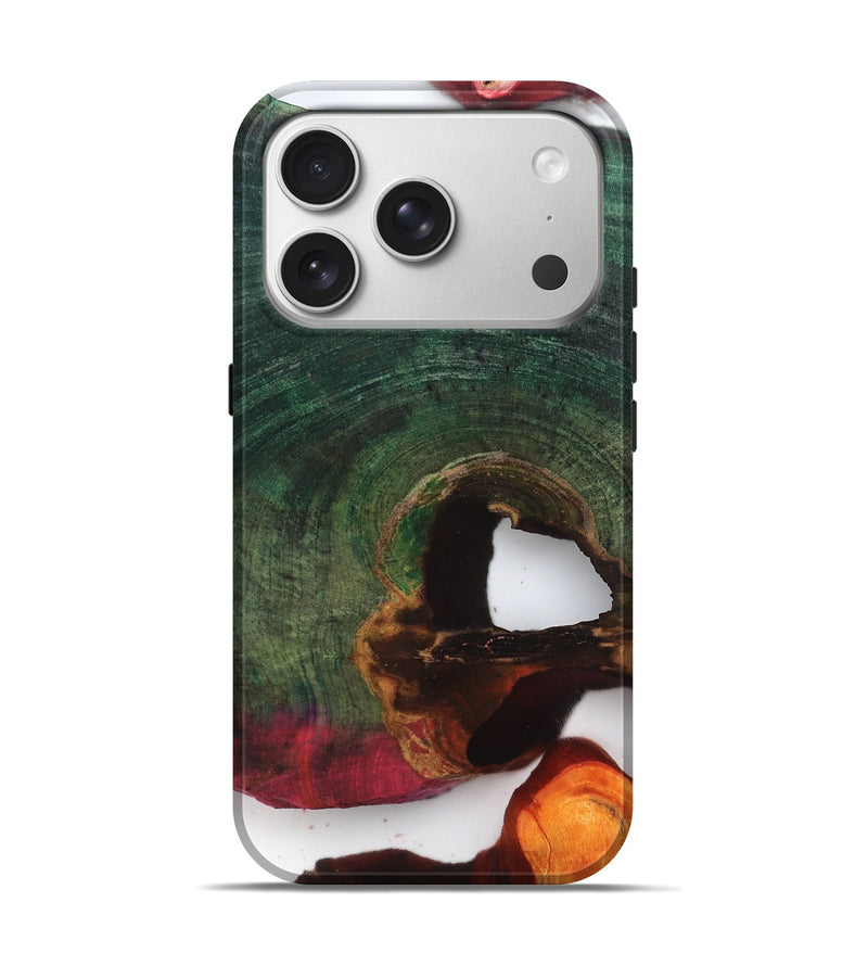 iPhone 17 Pro Wood Live Edge Phone Case - Joaquin (Clear, 819230)