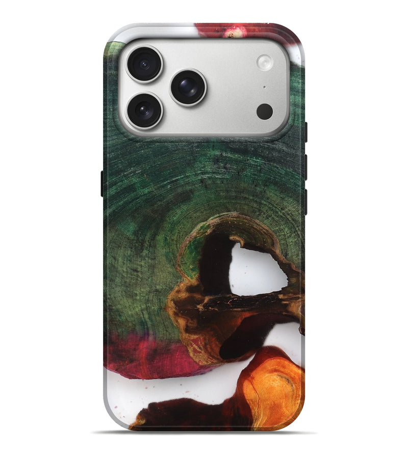 iPhone 17 Pro Max Wood Live Edge Phone Case - Joaquin (Clear, 819230)