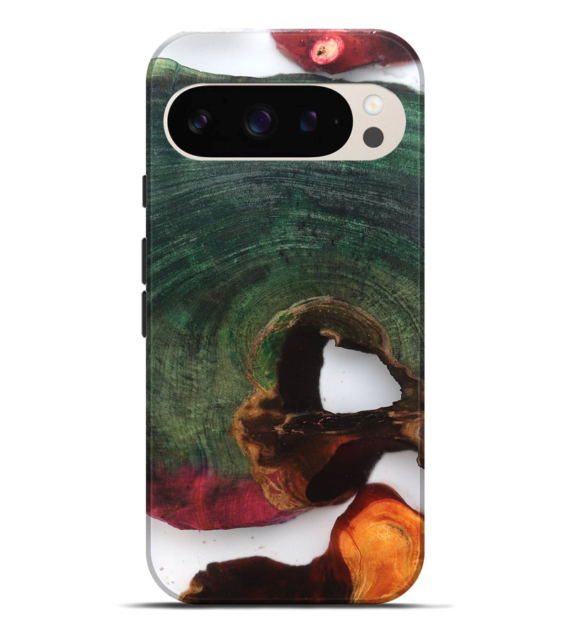 Pixel 9 Pro XL Wood Live Edge Phone Case - Joaquin (Clear, 819230)