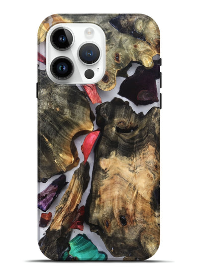 iPhone 15 Pro Max Wood Live Edge Phone Case - Ephraim (Clear, 819231)