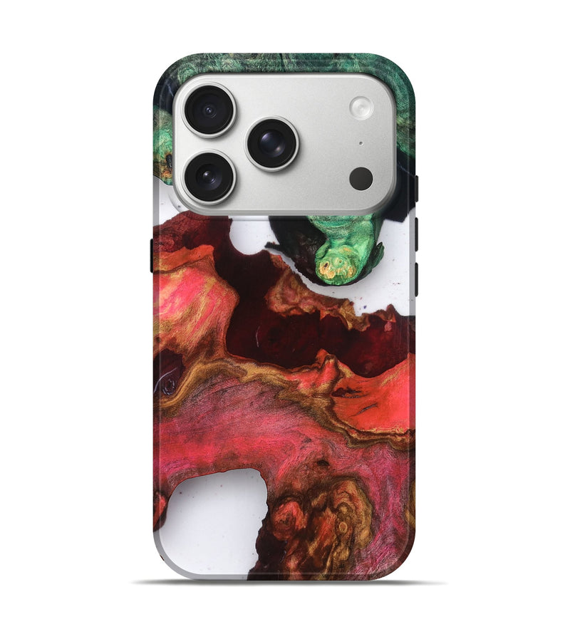 iPhone 17 Pro Wood Live Edge Phone Case - Rhys (Clear, 819238)