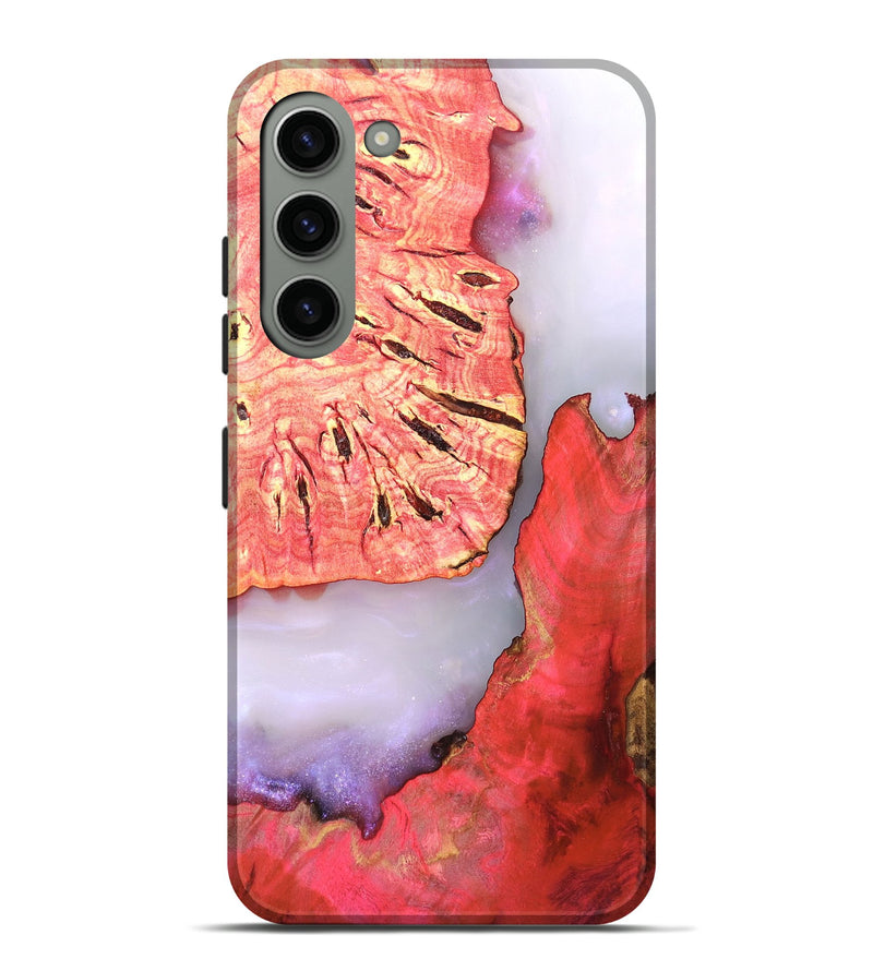 Galaxy S23 Plus Wood Live Edge Phone Case - Taryn (Clear, 819240)