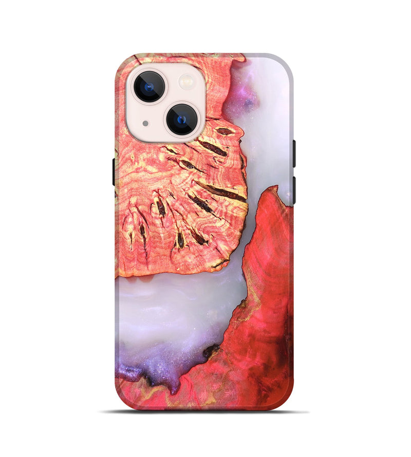 iPhone 13 mini Wood Live Edge Phone Case - Taryn (Clear, 819240)