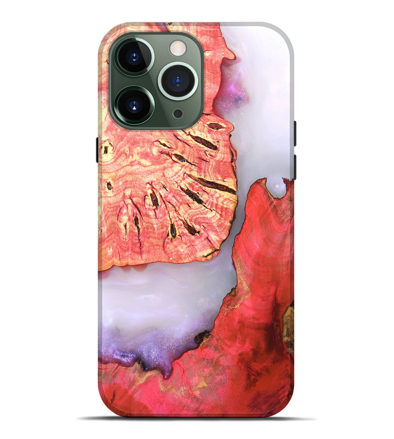 iPhone 13 Pro Max Wood Live Edge Phone Case - Taryn (Clear, 819240)