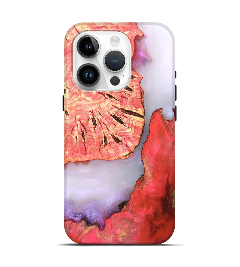 iPhone 15 Pro Wood Live Edge Phone Case - Taryn (Clear, 819240)