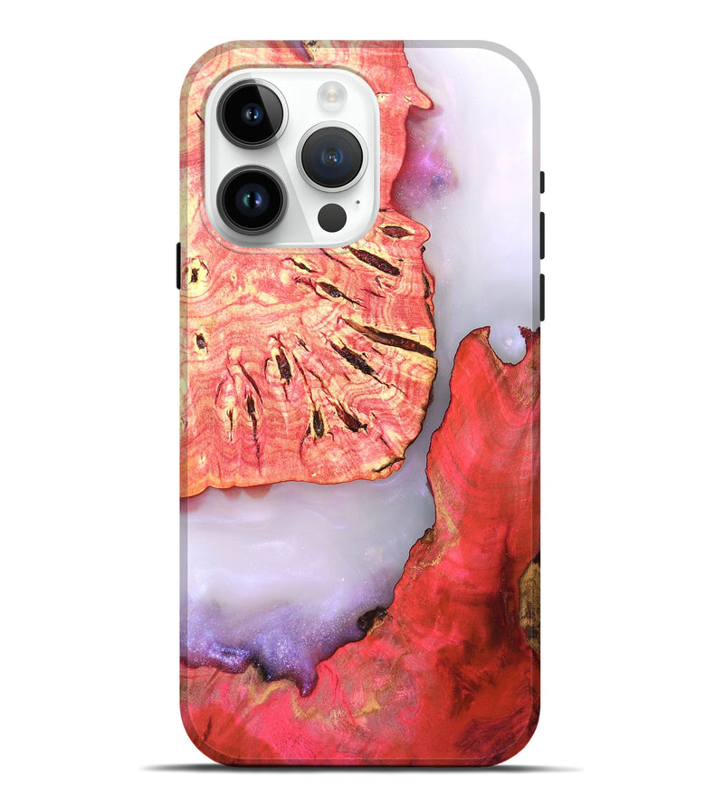 iPhone 15 Pro Max Wood Live Edge Phone Case - Taryn (Clear, 819240)