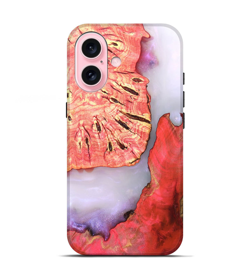 iPhone 17 Wood Live Edge Phone Case - Taryn (Clear, 819240)