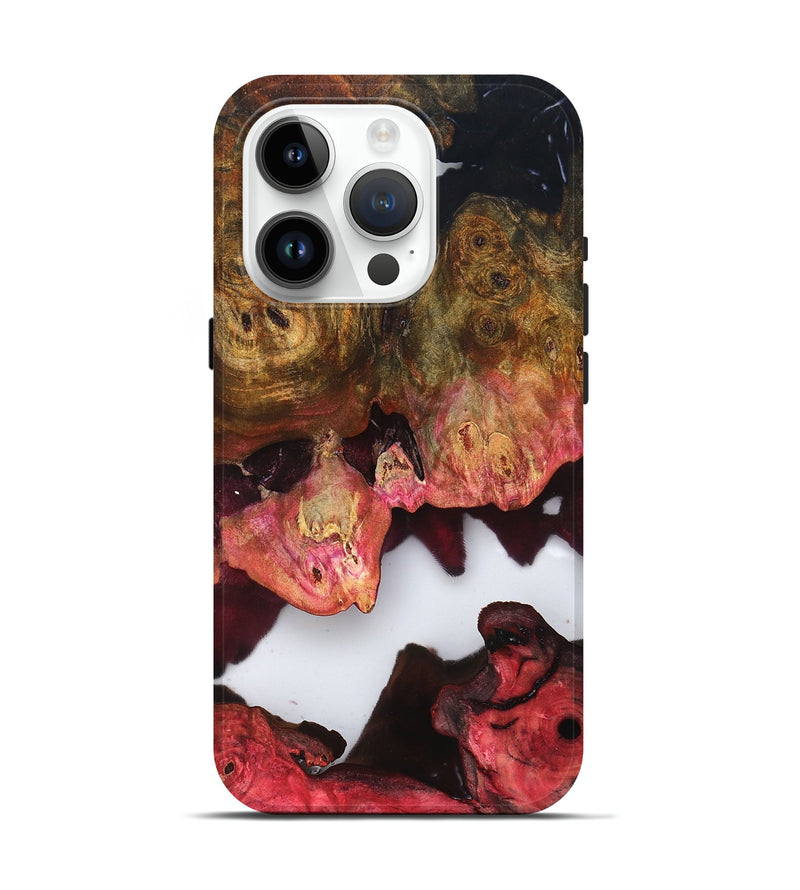 iPhone 15 Pro Wood Live Edge Phone Case - Macy (Clear, 819244)