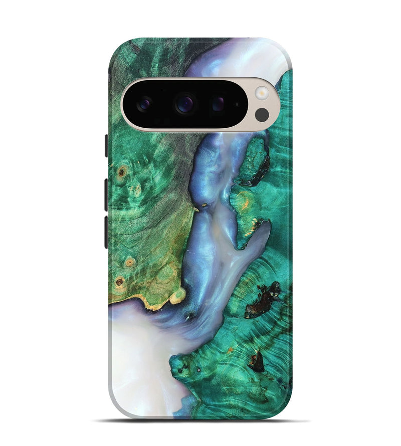 Pixel 10 Pro Wood Live Edge Phone Case - Rowena (Clear, 819247)