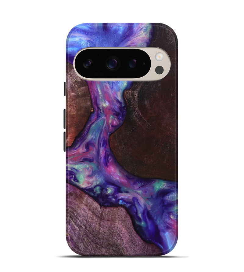 Pixel 10 Pro Wood Live Edge Phone Case - Candy (Purple, 819251)