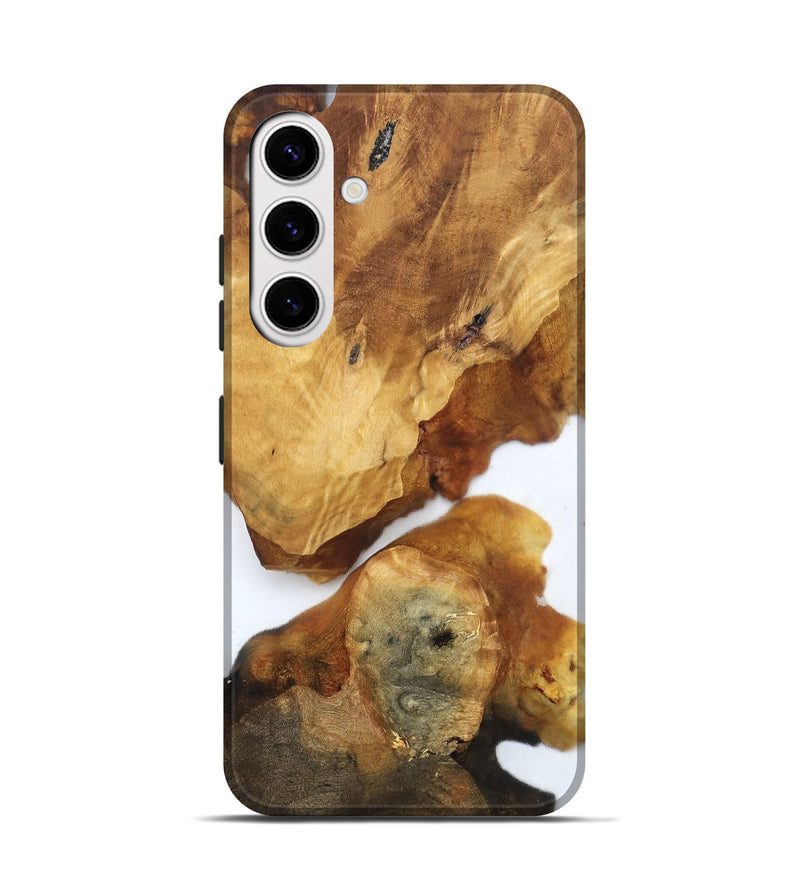 Galaxy S25 Wood Live Edge Phone Case - Yasmine (Clear, 819253)