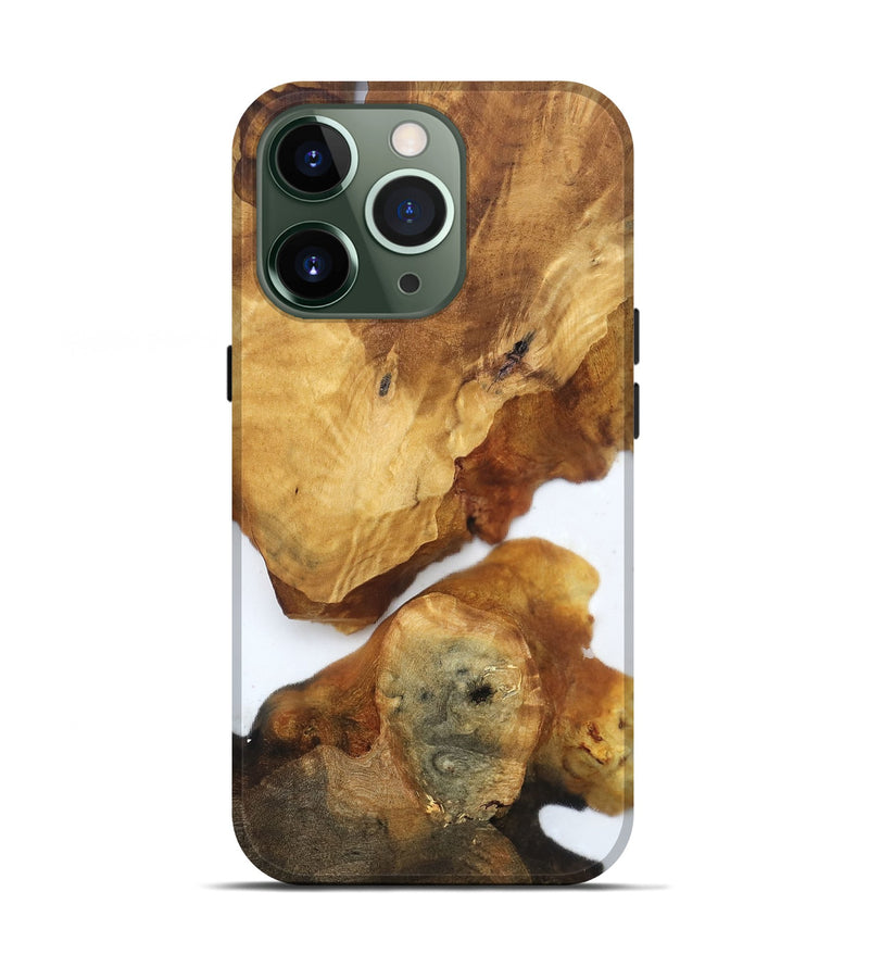 iPhone 13 Pro Wood Live Edge Phone Case - Yasmine (Clear, 819253)