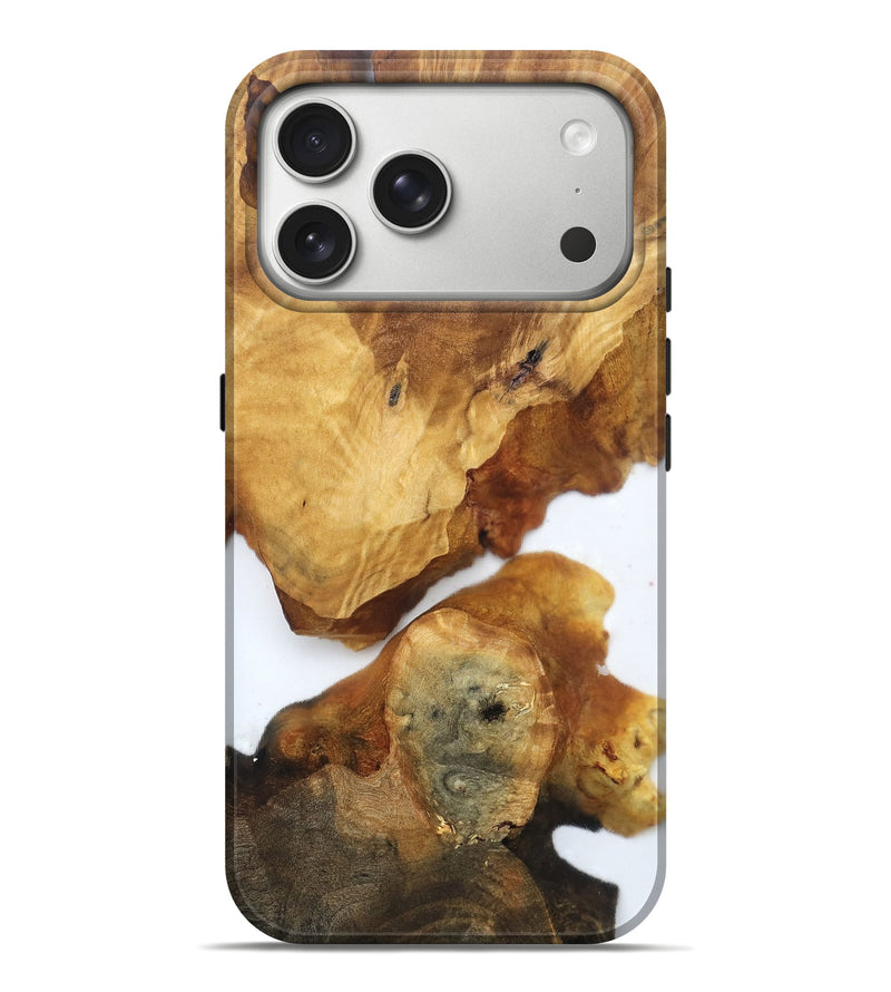 iPhone 17 Pro Max Wood Live Edge Phone Case - Yasmine (Clear, 819253)