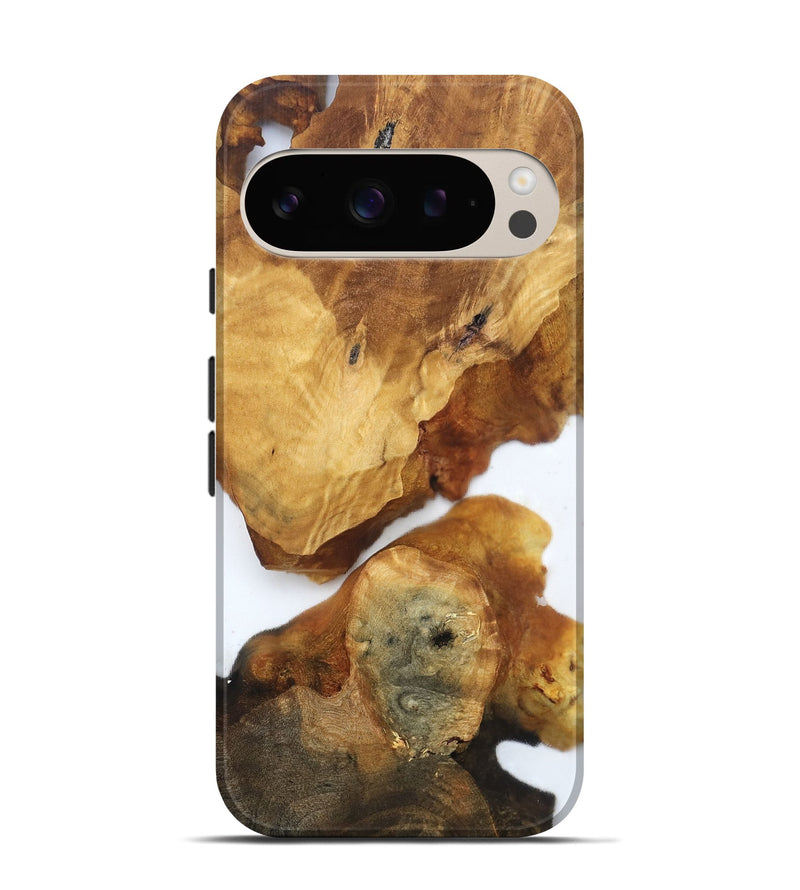 Pixel 9 Pro Wood Live Edge Phone Case - Yasmine (Clear, 819253)