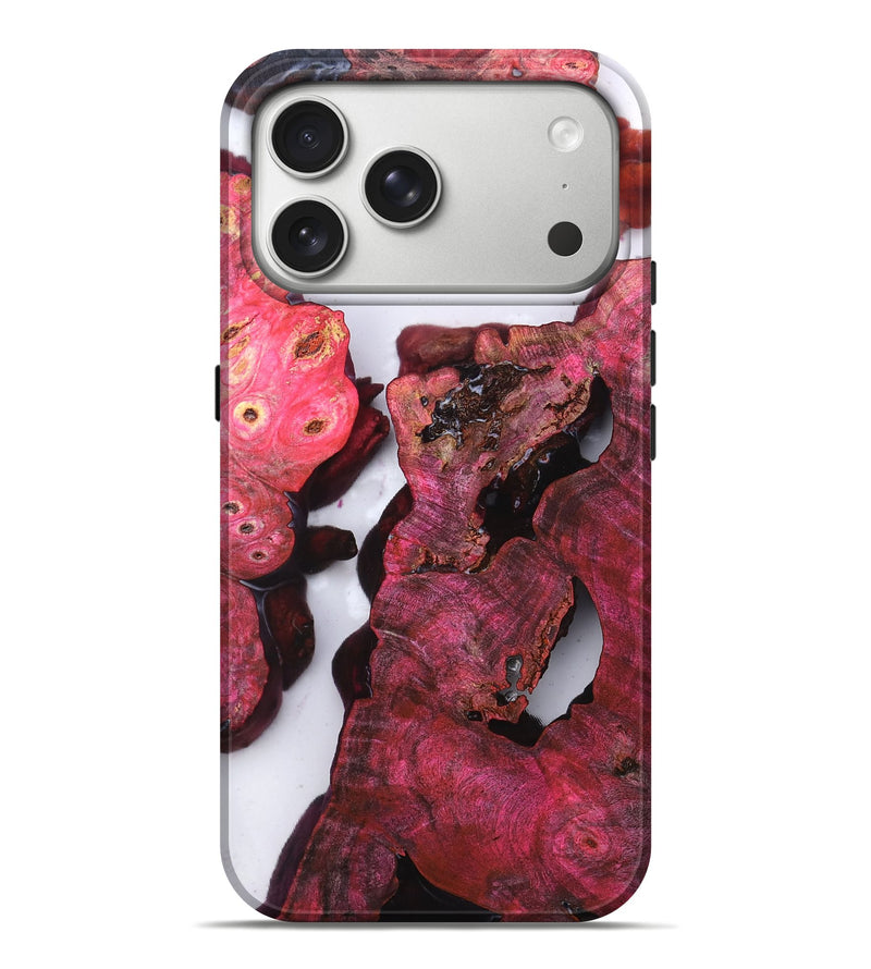iPhone 17 Pro Max Wood Live Edge Phone Case - Tayler (Clear, 819256)