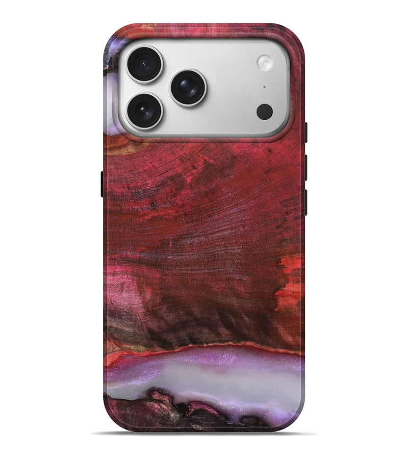 iPhone 17 Pro Max Wood Live Edge Phone Case - Almeda (Clear, 819259)