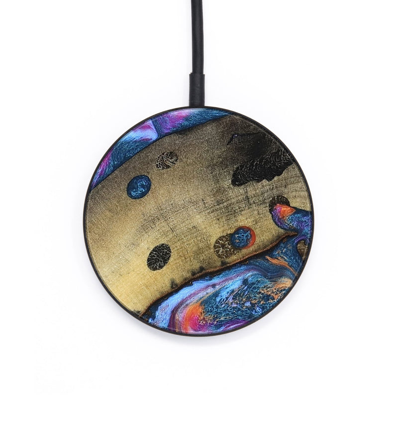 Circle Wood Wireless Charger - Indie (Blue, 819263)