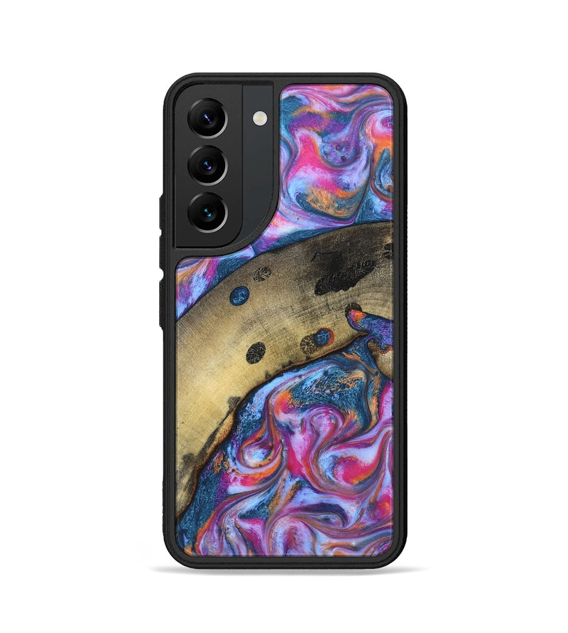 Galaxy S22 Wood Phone Case - Indie (Blue, 819263)