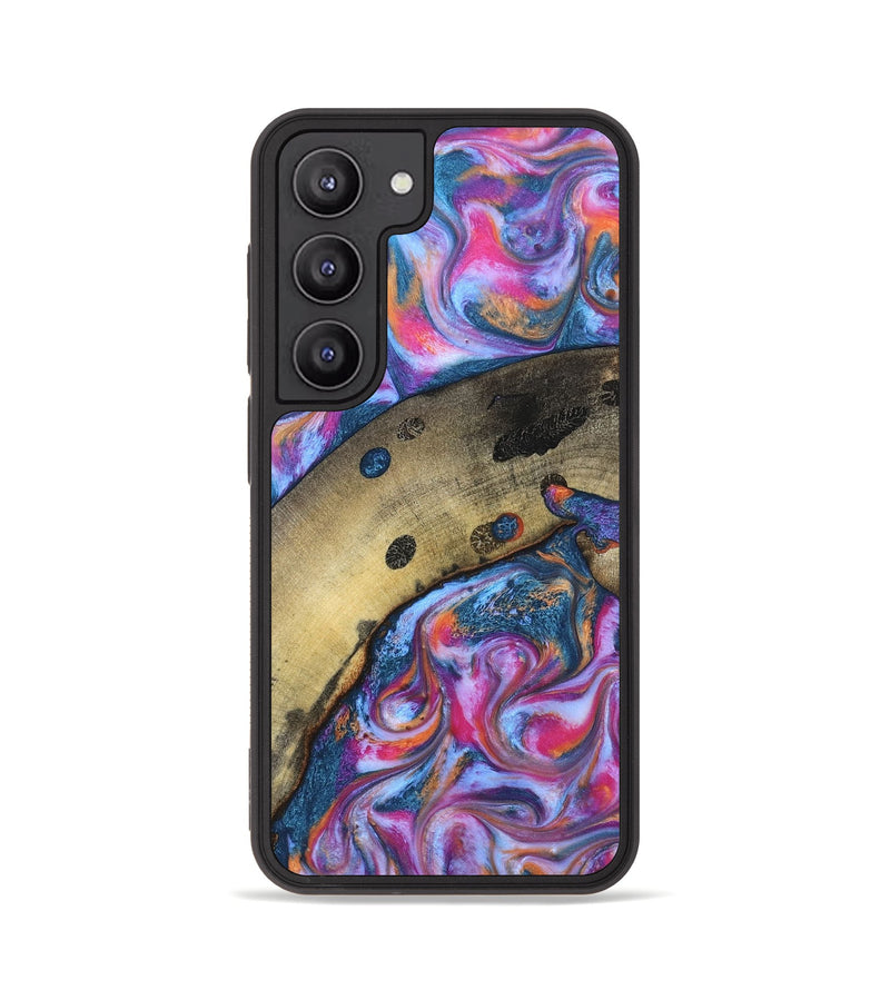 Galaxy S23 Wood Phone Case - Indie (Blue, 819263)