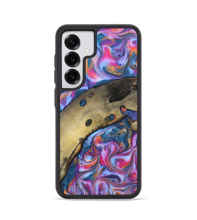 Galaxy S25 Wood Phone Case - Indie (Blue, 819263)