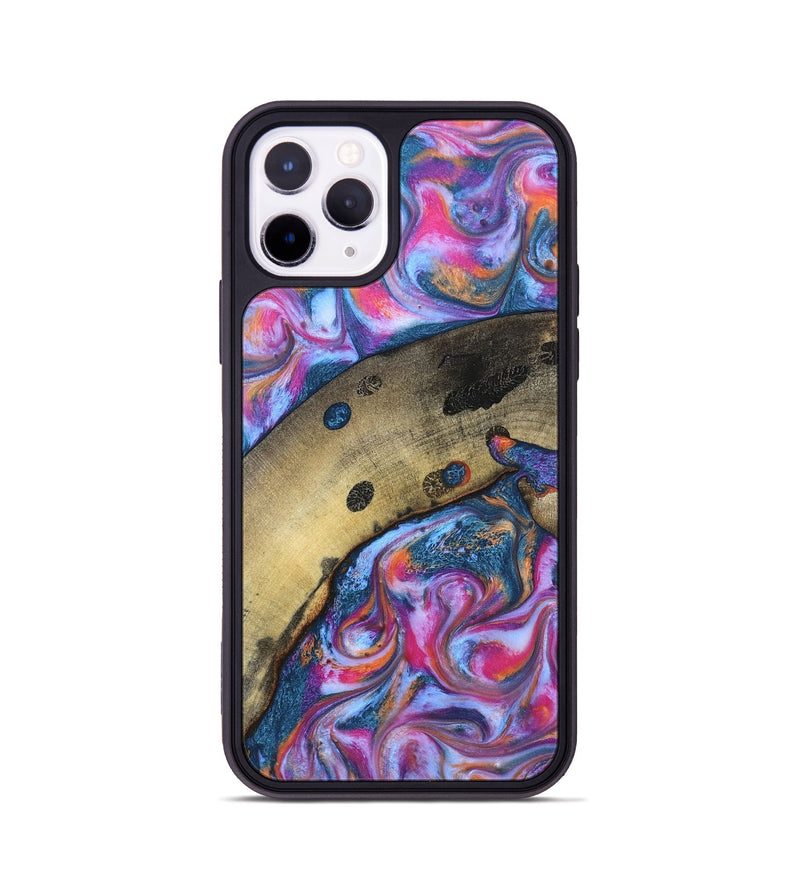 iPhone 11 Pro Wood Phone Case - Indie (Blue, 819263)