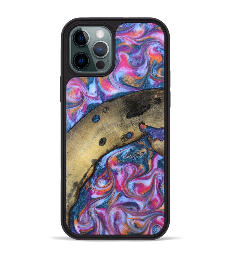 iPhone 12 Pro Max Wood Phone Case - Indie (Blue, 819263)