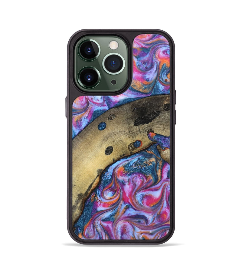 iPhone 13 Pro Wood Phone Case - Indie (Blue, 819263)