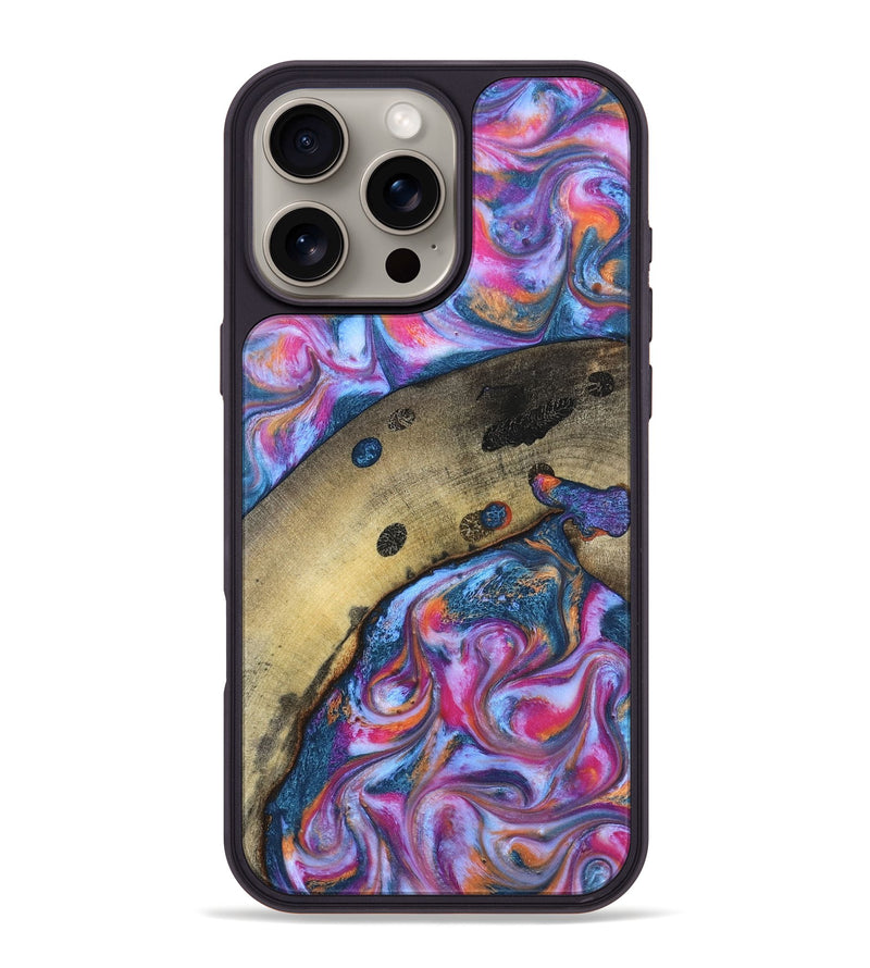 iPhone 16 Pro Max Wood Phone Case - Indie (Blue, 819263)
