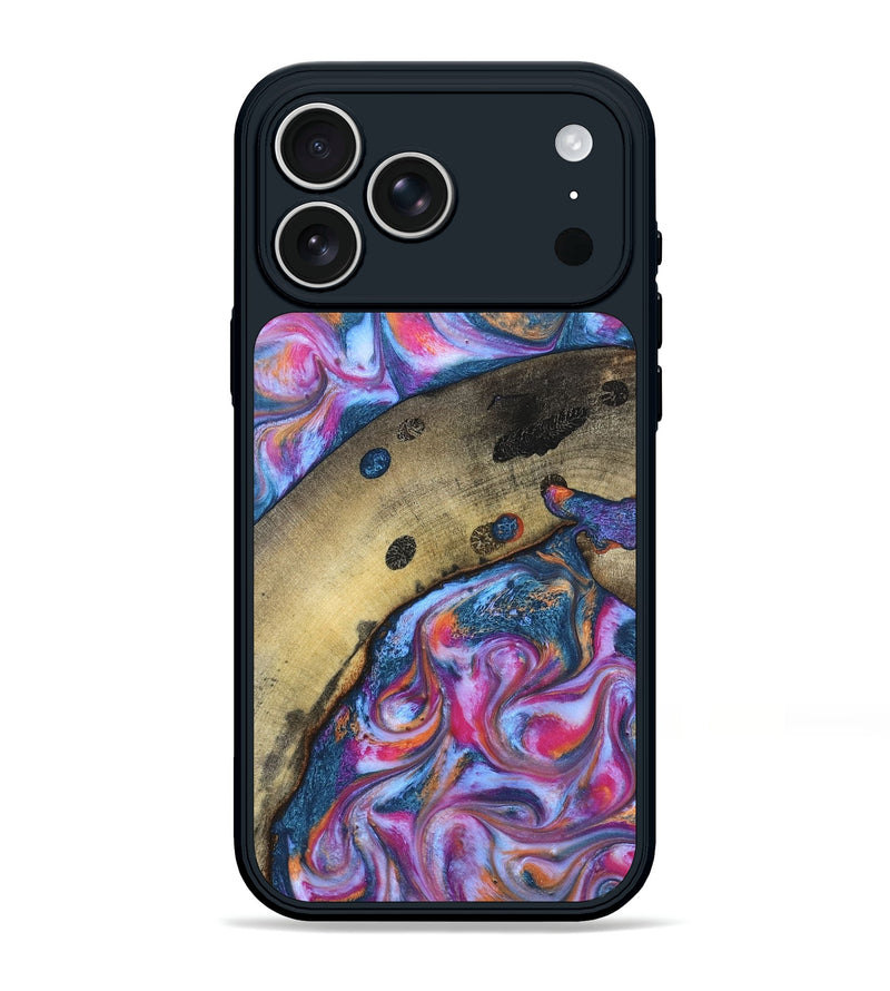 iPhone 17 Pro Max Wood Phone Case - Indie (Blue, 819263)