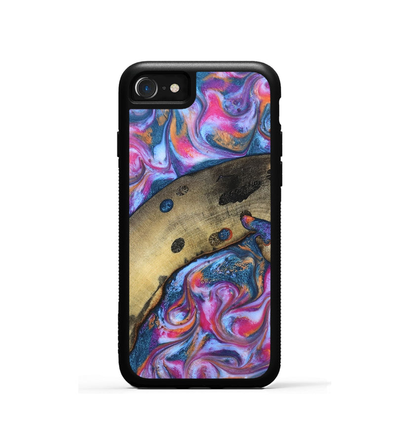 iPhone SE Wood Phone Case - Indie (Blue, 819263)
