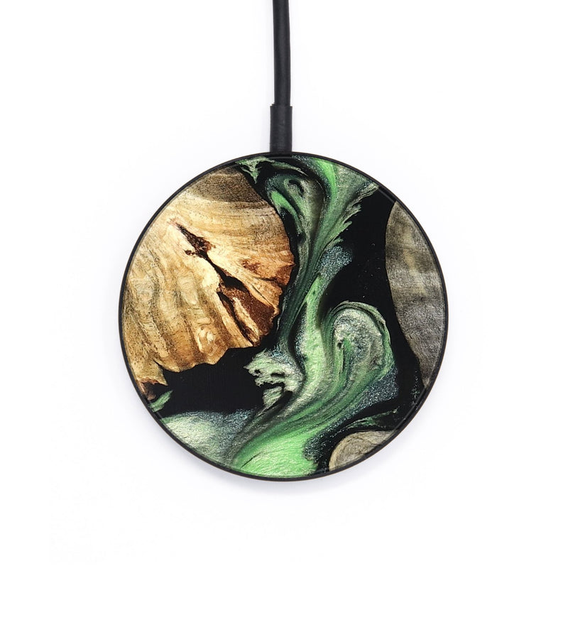 Circle Wood Wireless Charger - Anakin (Green, 819266)