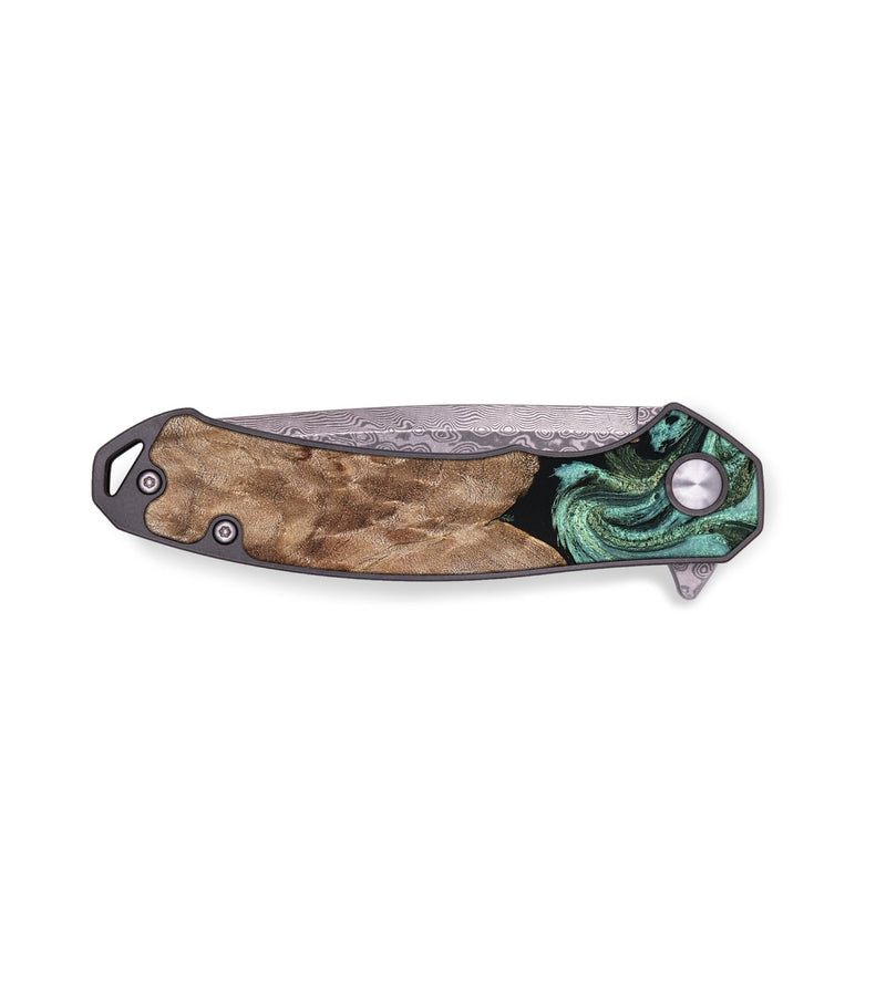 EDC Wood Pocket Knife - Murray (Green, 819267)