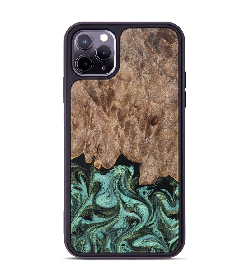 iPhone 11 Pro Max Wood Phone Case - Murray (Green, 819267)