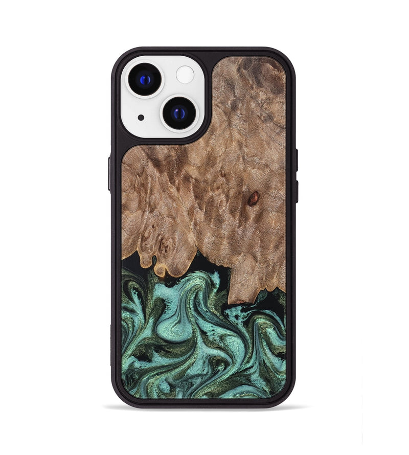 iPhone 13 Wood Phone Case - Murray (Green, 819267)