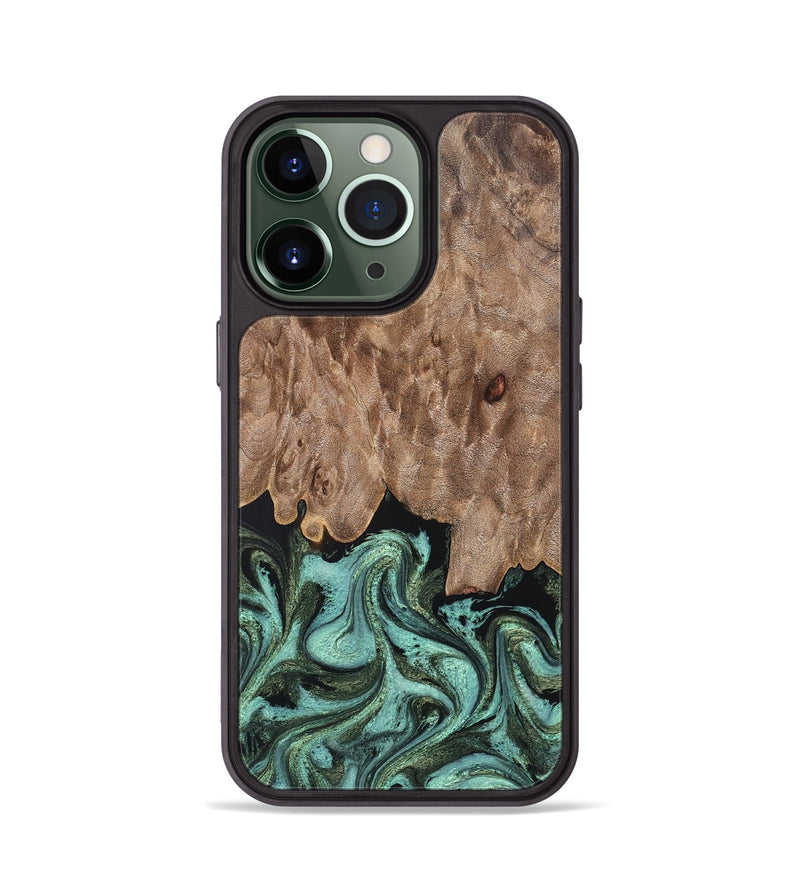 iPhone 13 Pro Wood Phone Case - Murray (Green, 819267)