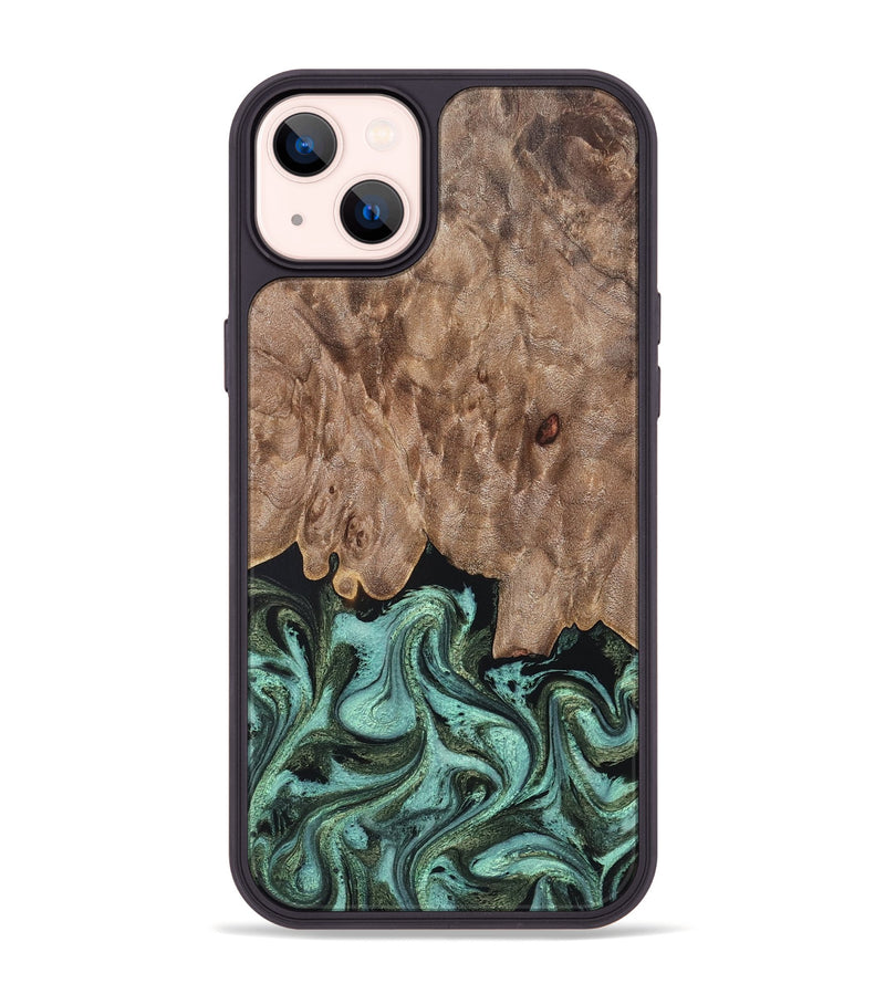 iPhone 14 Plus Wood Phone Case - Murray (Green, 819267)