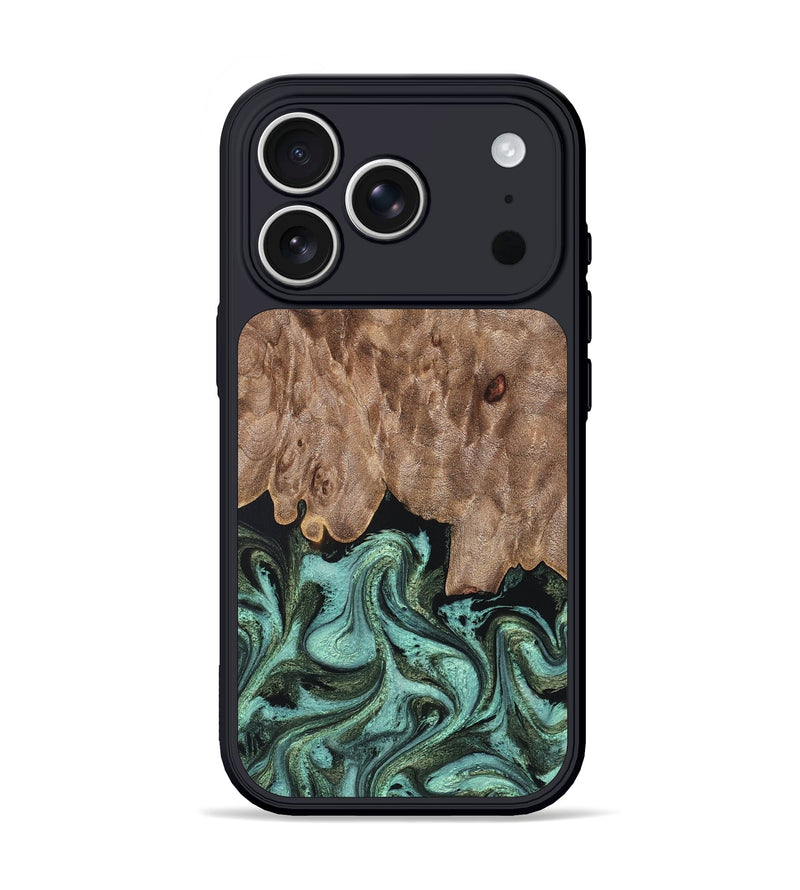 iPhone 17 Pro Wood Phone Case - Murray (Green, 819267)