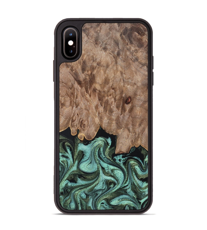 iPhone Xs Max Wood Phone Case - Murray (Green, 819267)