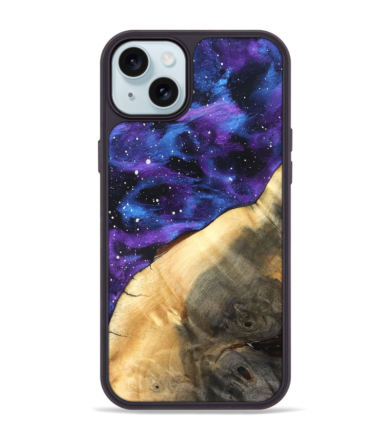 iPhone 15 Plus Wood Phone Case - Poppy (Cosmos, 819286)