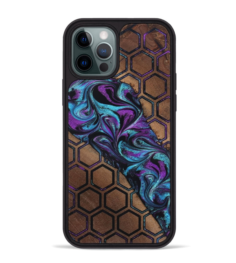 iPhone 12 Pro Max Wood Phone Case - Makaila (Pattern, 819300)