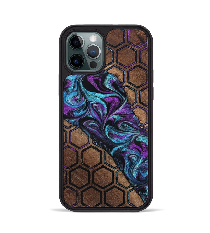 iPhone 12 Pro Wood Phone Case - Makaila (Pattern, 819300)