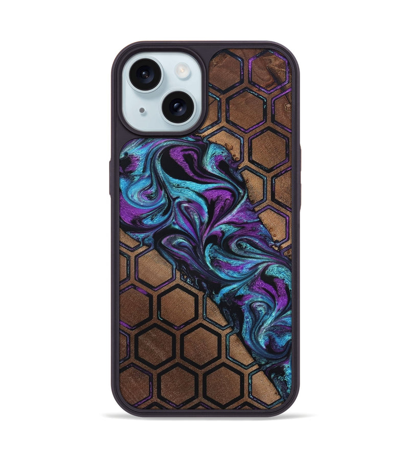 iPhone 15 Wood Phone Case - Makaila (Pattern, 819300)