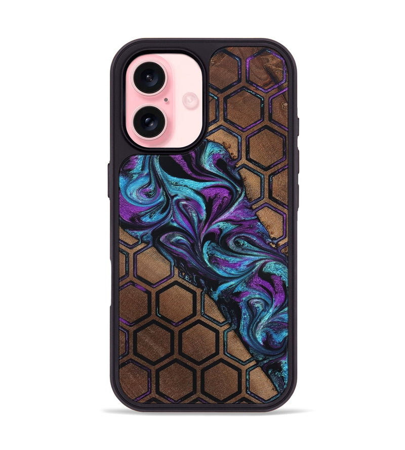 iPhone 16 Wood Phone Case - Makaila (Pattern, 819300)
