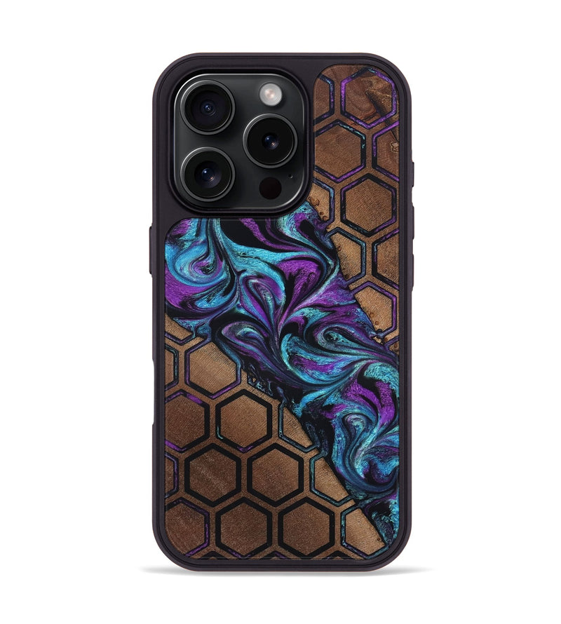 iPhone 16 Pro Wood Phone Case - Makaila (Pattern, 819300)