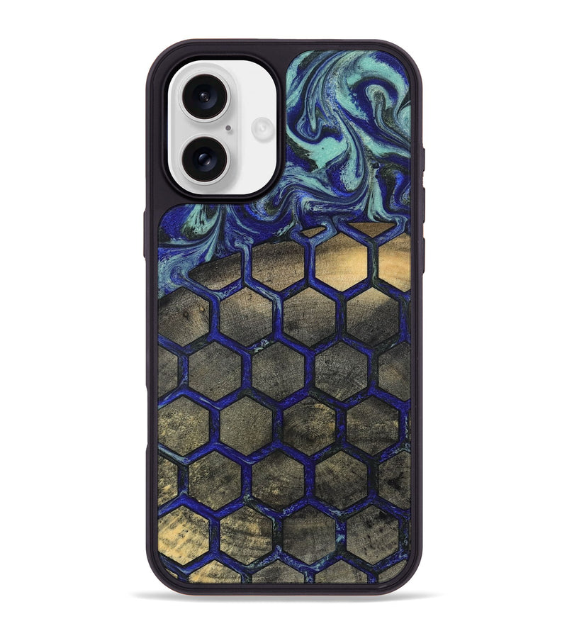iPhone 16 Plus Wood Phone Case - Xzavier (Pattern, 819302)