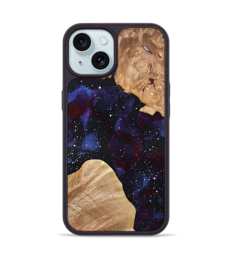 iPhone 15 Wood Phone Case - Dessie (Cosmos, 819303)