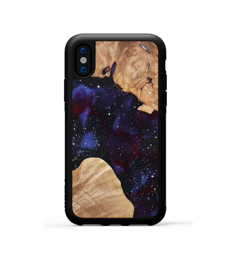 iPhone Xs Wood Phone Case - Dessie (Cosmos, 819303)