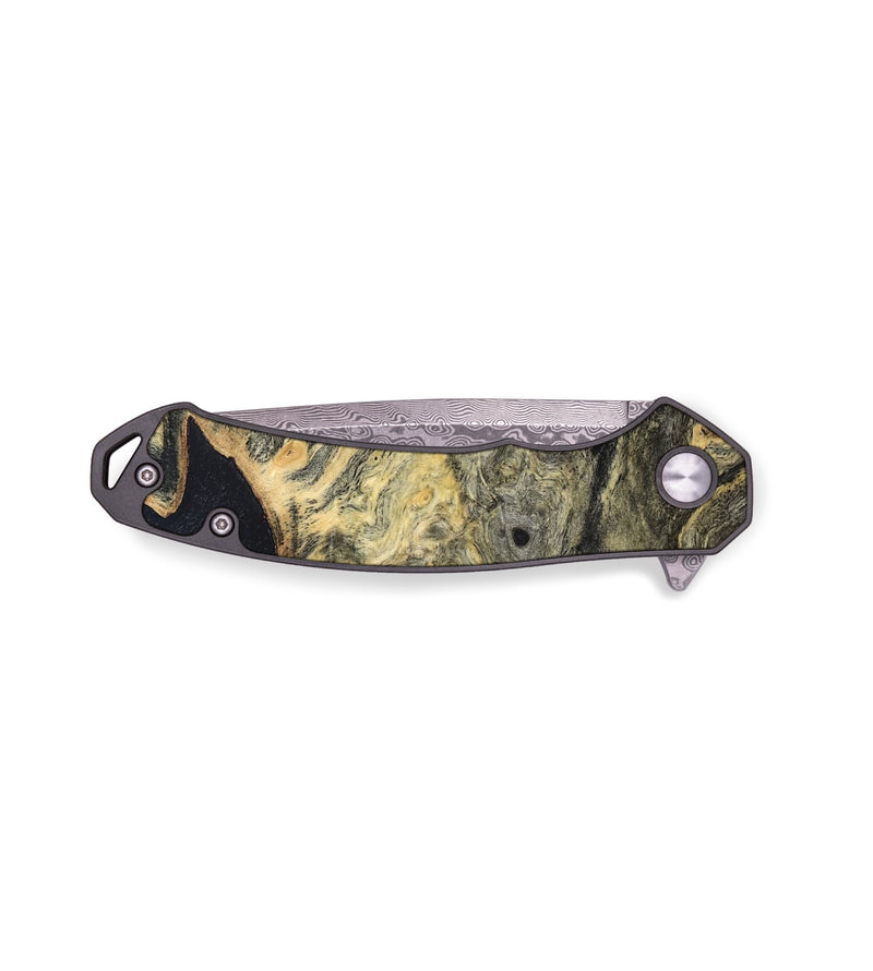 EDC Wood Pocket Knife - Zaiden (Wood Burl, 819315)