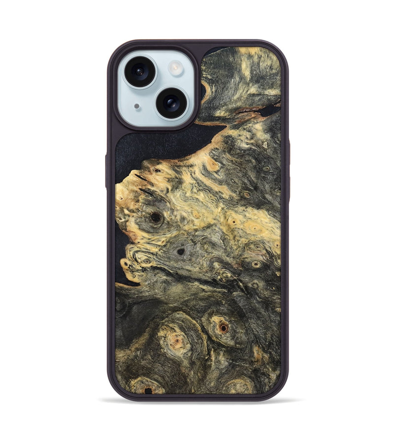 iPhone 15 Wood Phone Case - Zaiden (Wood Burl, 819315)